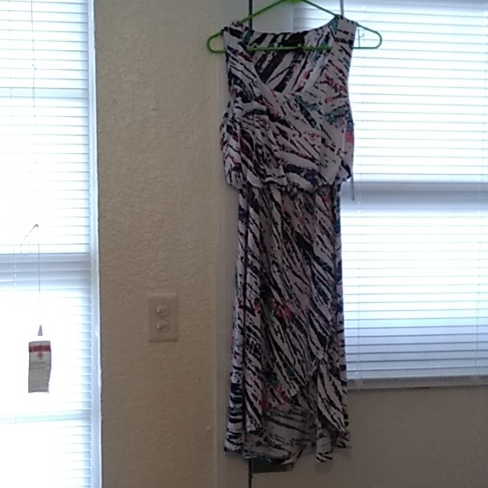 Style & Co multicolored sundress with a scoop neck